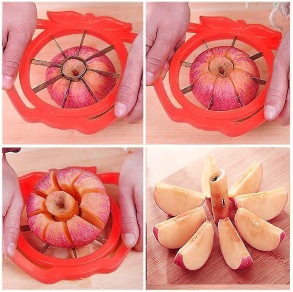 Apple Corer | Fruit Peeler / Slicer | Fruit Vegetable Divider Cutter (random Color)